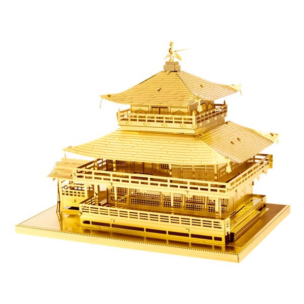 Tự Ráp Mô Hình 3D Thép Kiến Trúc Nhật Bản Chùa Gác Vàng Kinkaku-ji, Cổng Yomeimon, Chùa Asakusa Kannon