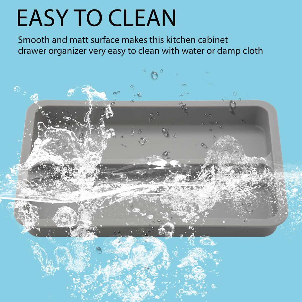 Khay Đựng Dao Kéo Có Thể Điều Chỉnh Đa Năng Tiện Dụng Cho Nhà Bếp