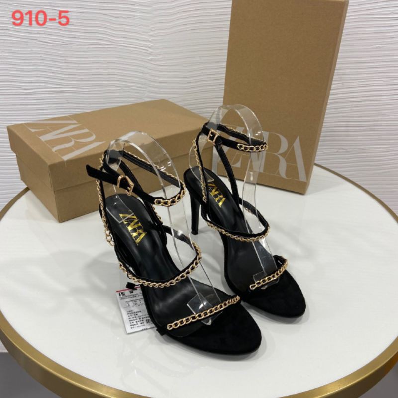 X(ẢNH THẬT) Sandal 9p Quai Mảnh Xích Da Lộn Mềm Êm Fullbox Tem Hãng Cao Cấp