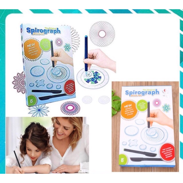 - BỘ THƯỚC VẼ SÁNG TẠO SPIROGRAPH