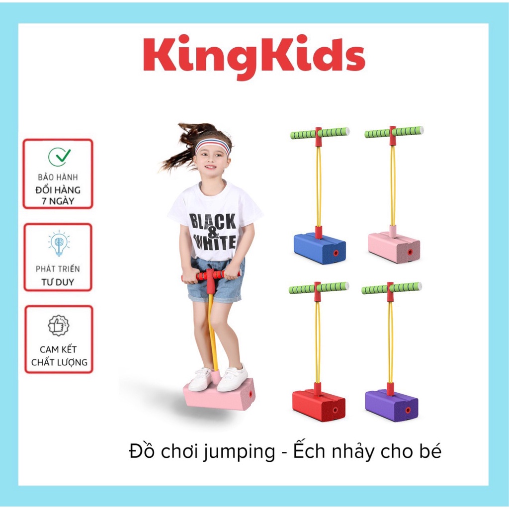 Đồ chơi nhảy ếch cân bằng, nhảy jumping cho bé tăng cường sức khỏe KingKids