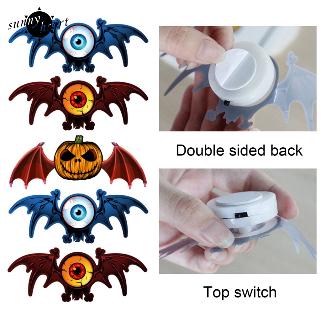 Công Tắc Đèn Họa Tiết Halloween Nhiều Màu Sắc Dùng Để Trang Trí