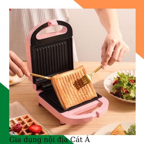 Máy Nướng Bánh Mì Bear, Kẹp Nướng Bánh Sandwich, Làm Bánh Waffle - Công suất 600W - BẢO HÀNH 12 THÁNG - Chính hãng Bear