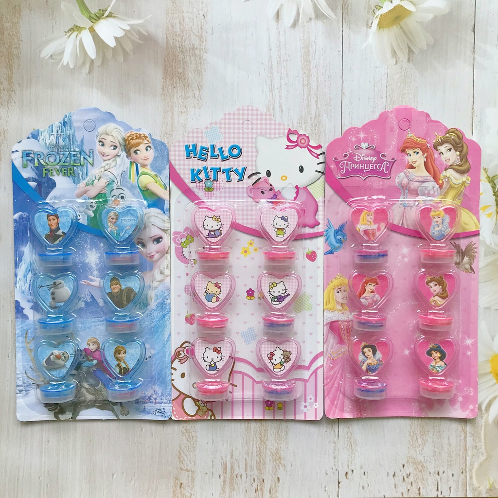 Con dấu in hoạt hình nhiều họa tiết dễ thương cho bé