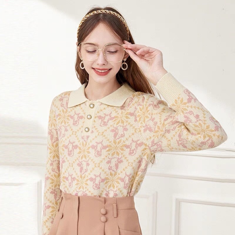 Áo len hoa CHIU-SHUI