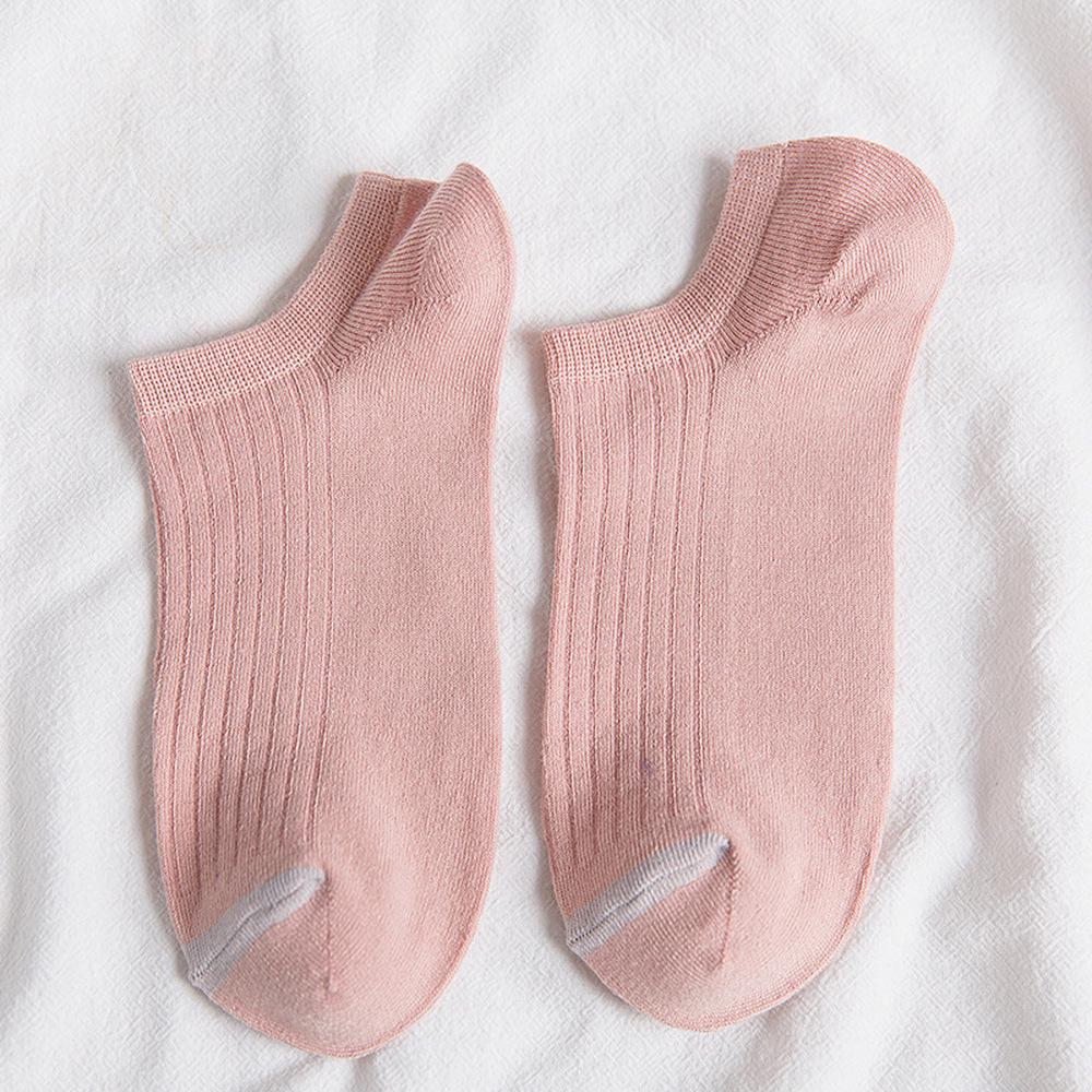 Vớ cotton 5 màu đơn giản