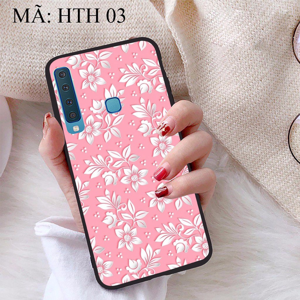 Ốp lưng Samsung A9 2018 viền dẻo TPU BST Hoạ Tiết Hoa