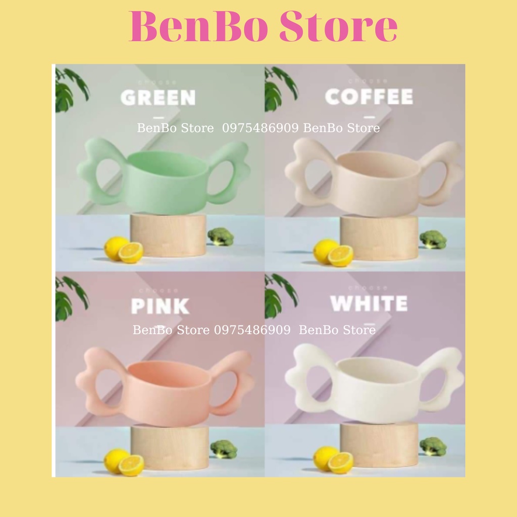 Tay cầm bình sữa Avent, Moyuum silicon, phù hợp với tất cả bình cổ rộng