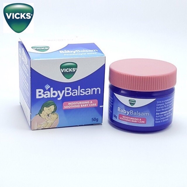 Kem bôi ấm ngực Vicks Baby Balsam Úc 50g