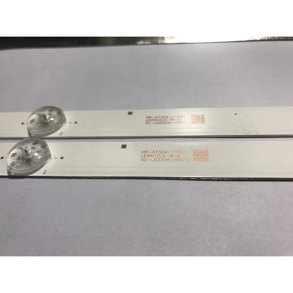 TCL 32S62 - Bộ led 2 thanh 6 bóng 6v 560mm cho Tivi TCL 32S62 32S6000 32S6100 32S4900 32D100 32D2900