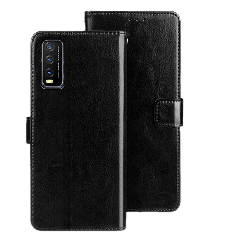 Ốp điện thoại dạng ví da lật dành cho VIVO Y20 2021 Y20s