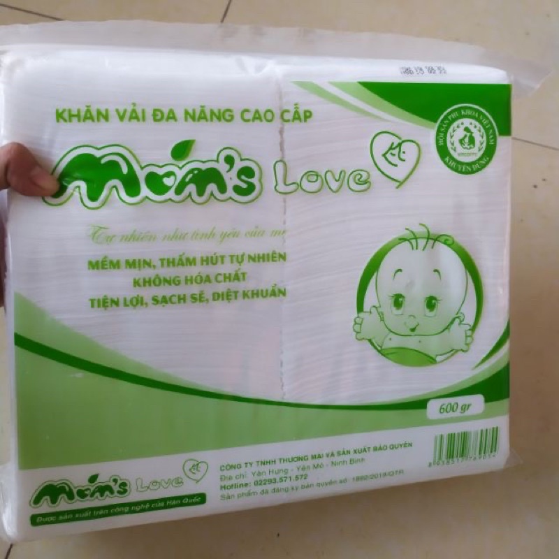 Khăn vải khô đa năng Mom Love 600gr