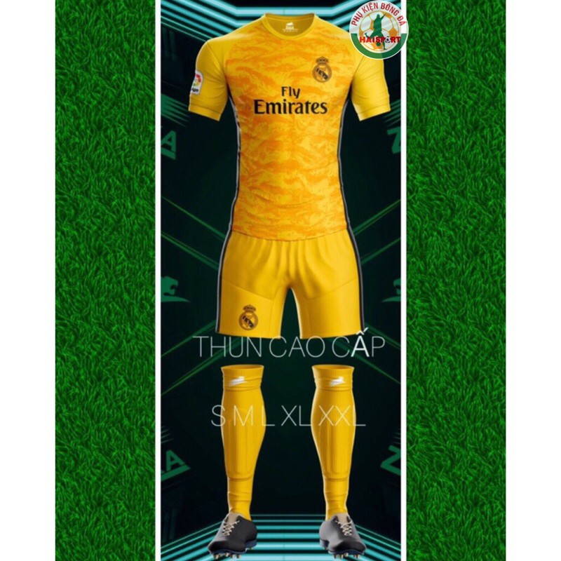 Quần áo bóng đá câu lạc bộ Real Mới nhất 2021 -Thun cao cấp