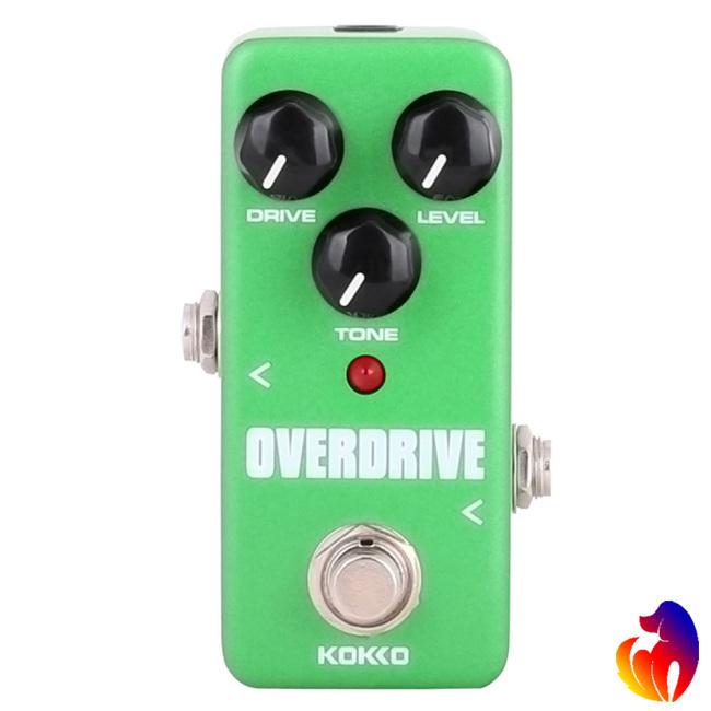 KOKKO FOD3 Mini Overdrive Electric Guitar Effect Pedal Portable True Bypass Aluminium Body Tube