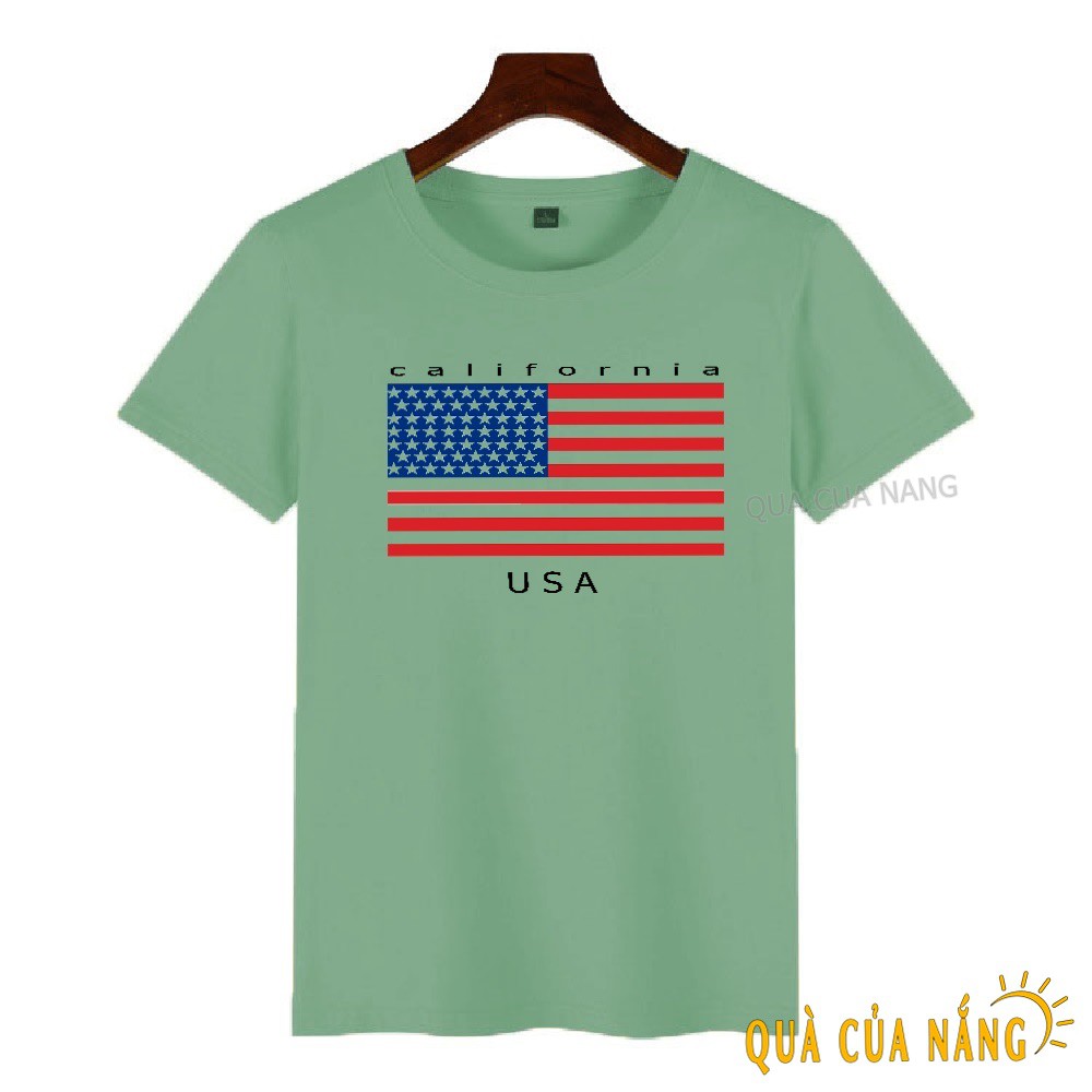 Áo Thun Nữ In Hình Lá Cờ Dễ Thương AT-310 (10 màu) | BigBuy360 - bigbuy360.vn