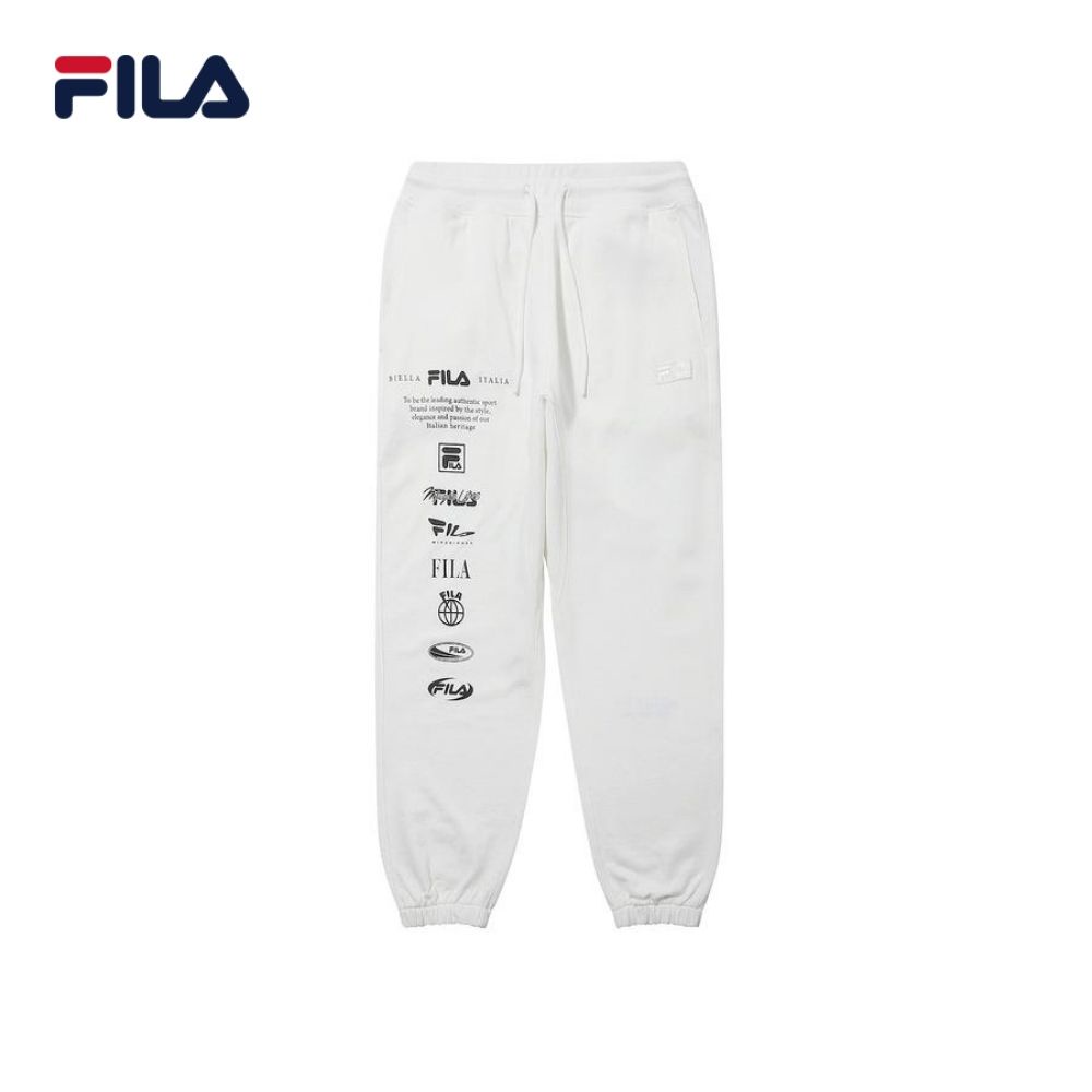 Quần dài unisex Fila Logo Graphic - New Beginning Collection - FS2FPD1113X-OWH