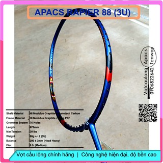 [Chính hãng] Vợt cầu lông Apacs Rapier 88 - 3U
