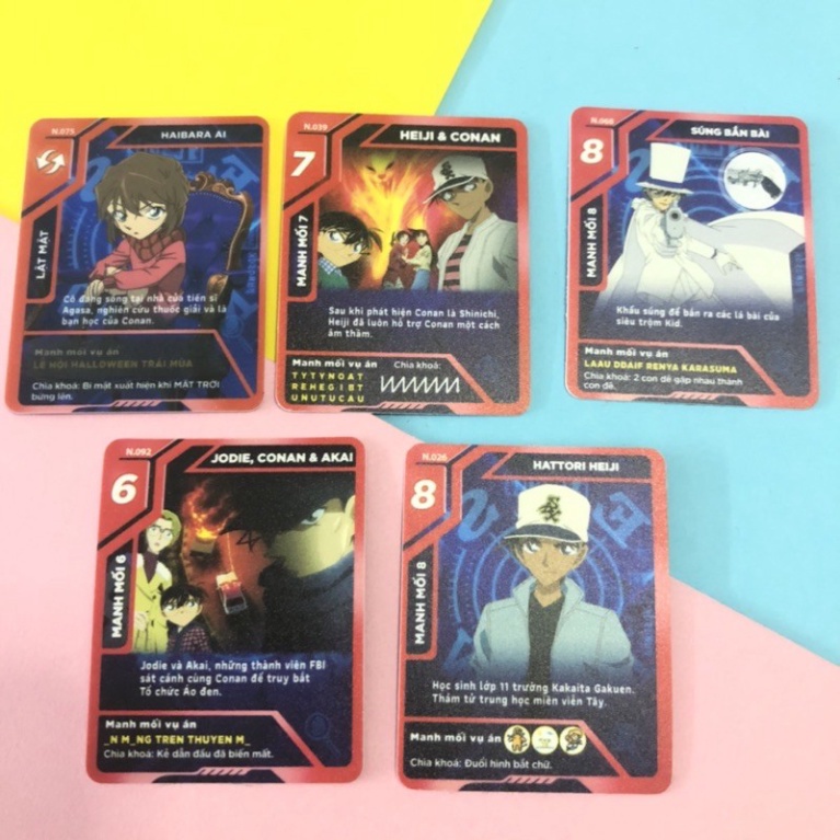 Thẻ Toonies Conan - Thẻ manh mối