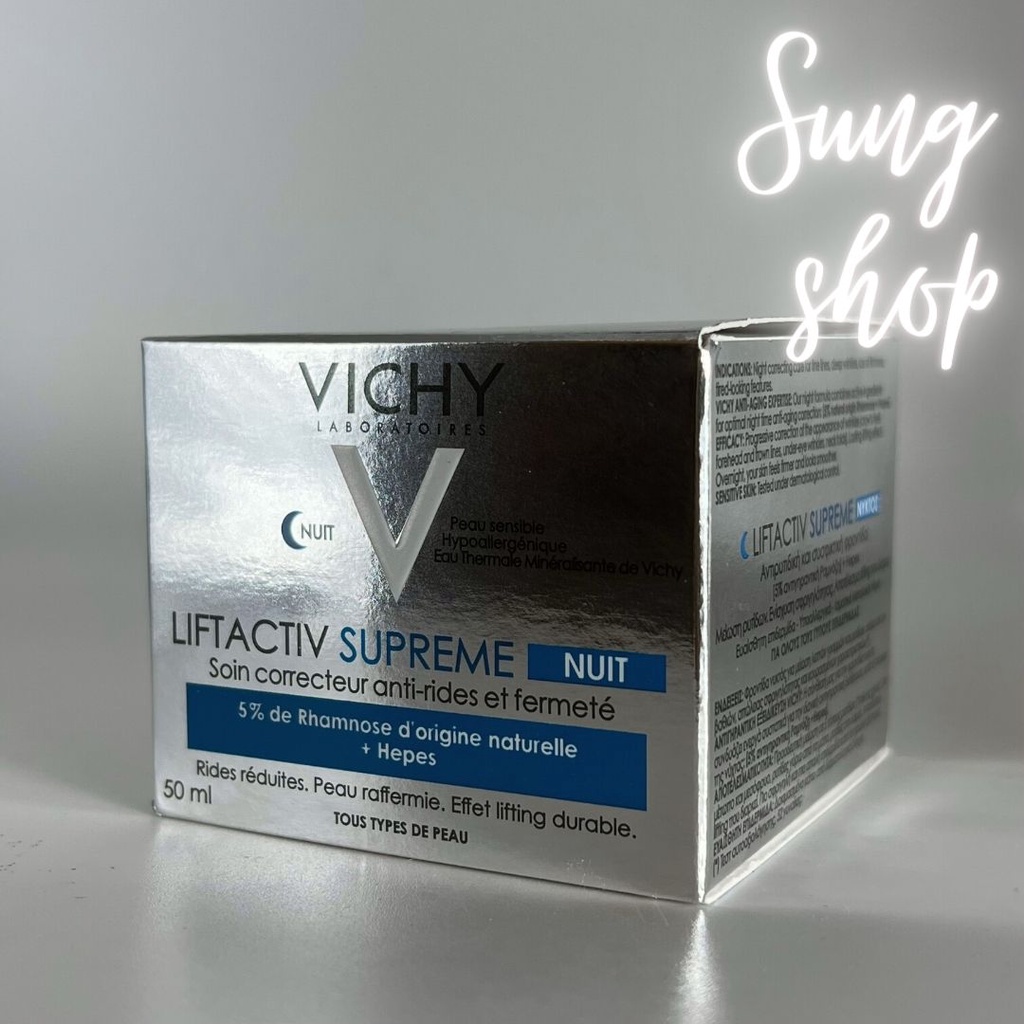 KEM MỜ NẾP NHĂN BAN ĐÊM VICHY LIFTACTIV SUPREME NIGHT CHỐNG LÃO HÓA HIỆU QUẢ