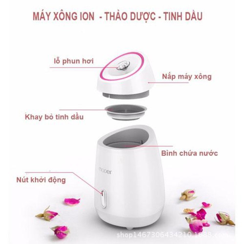 Máy Xông Mặt Maoer MR-Z1 ☘ YÊU BẾP ☘ Máy Xông Hơi Da Mặt Hoa Quả Tươi Và Thảo Dược