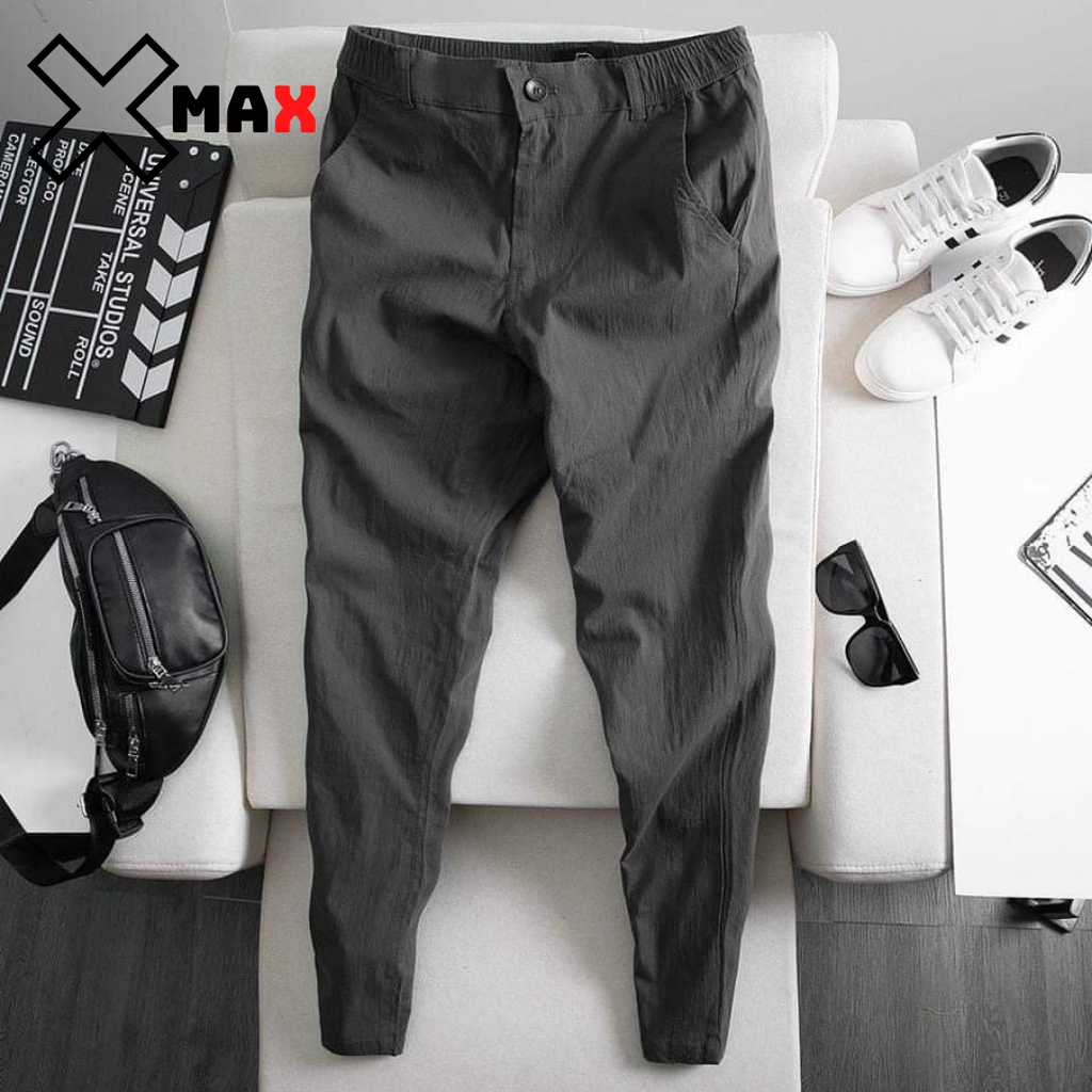 Quần đũi dài nam ống suông form slimfit dáng âu chất thoáng mát thấm hút mồ hôi, phong cách hàn quốc MAXSTORE B025 | BigBuy360 - bigbuy360.vn