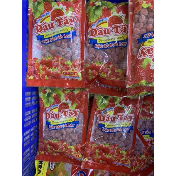 Kẹo Ô mai Dâu Tây Đà Lạt 200g