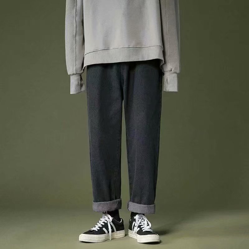 Quần Jeans Baggy Dáng Rộng Thời Trang Cho Nam