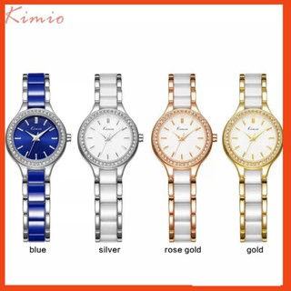 [Freeship] Đồng hồ nữ Kimio 6133 dây thép ko gỉ hàng cao cấp