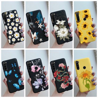 Ốp điện thoại thạch mềm hình hoa cúc cho Xiaomi Redmi Note 8 8 Pro Redmi Note8 8T 8 Pro