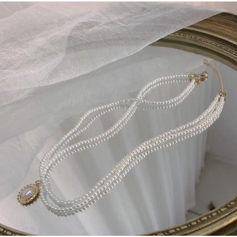 Vòng Cổ Choker Hai Lớp Phong Cách Cổ Điển Thời Trang Cho Nữ