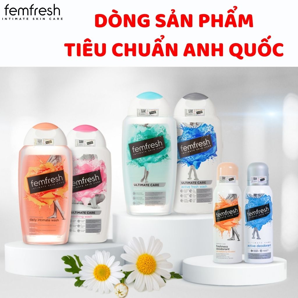 Dung dịch vệ sinh FEMFRESH làm sạch hằng ngày tạo hương thơm (250ml)