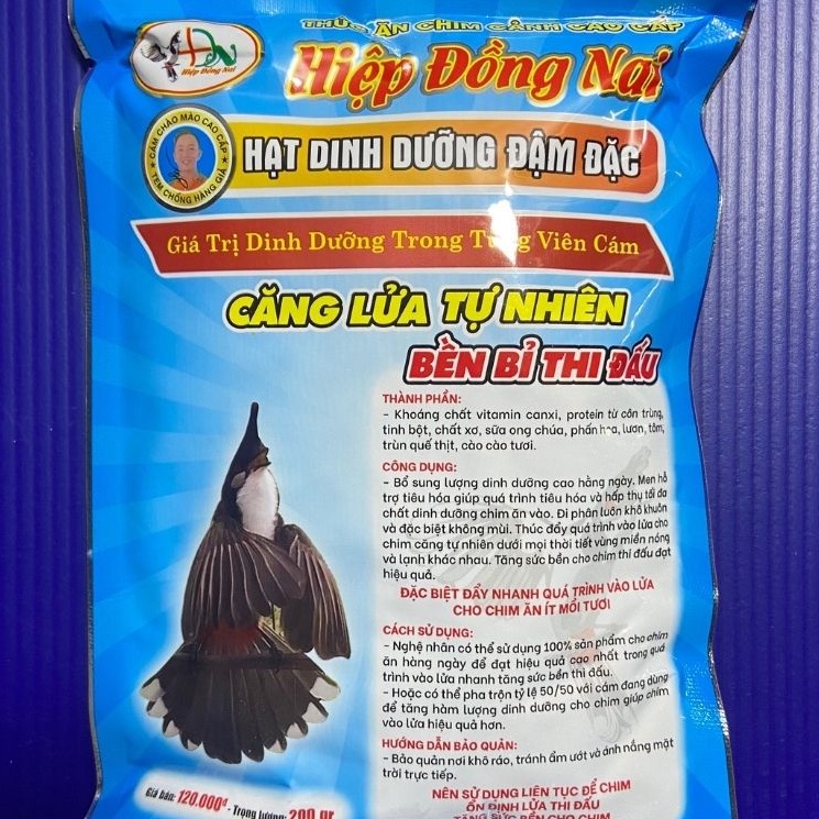 Cám chim Minibica hạt dinh dưỡng Hiệp Đồng Nai dành cho chim chào mào 200gram CC49