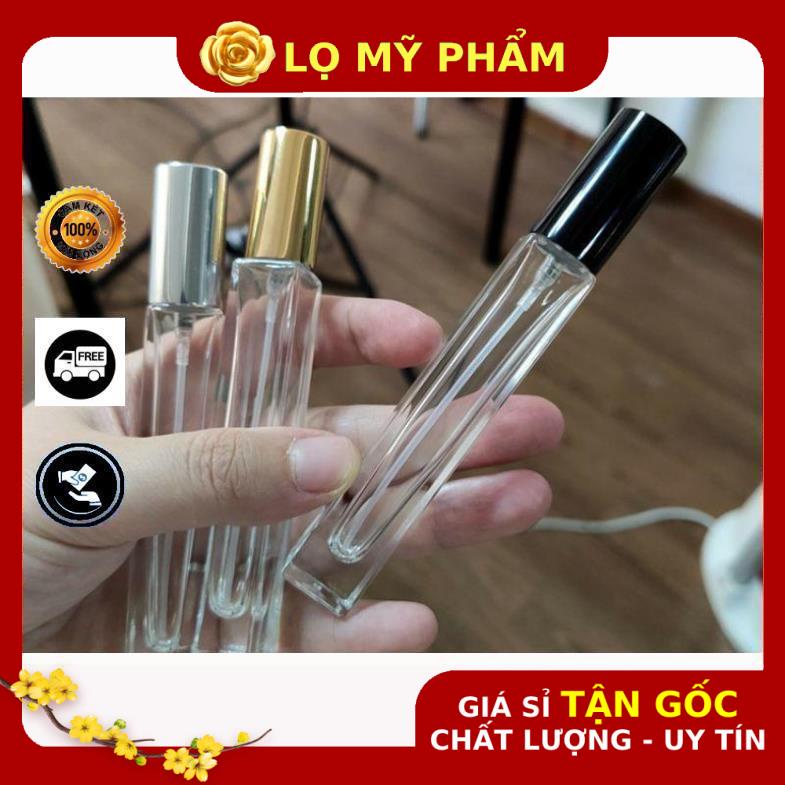 Lọ Chiết Nước Hoa ❤ GIÁ TỐT NHẤT ❤ Chai lọ chiết nước hoa 10ml Cao dày đựng dầu thơm , phụ kiện du lịch