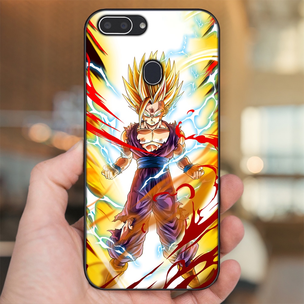 Ốp lưng Realme 2 viền đen in hình Gohan Dragon Ball