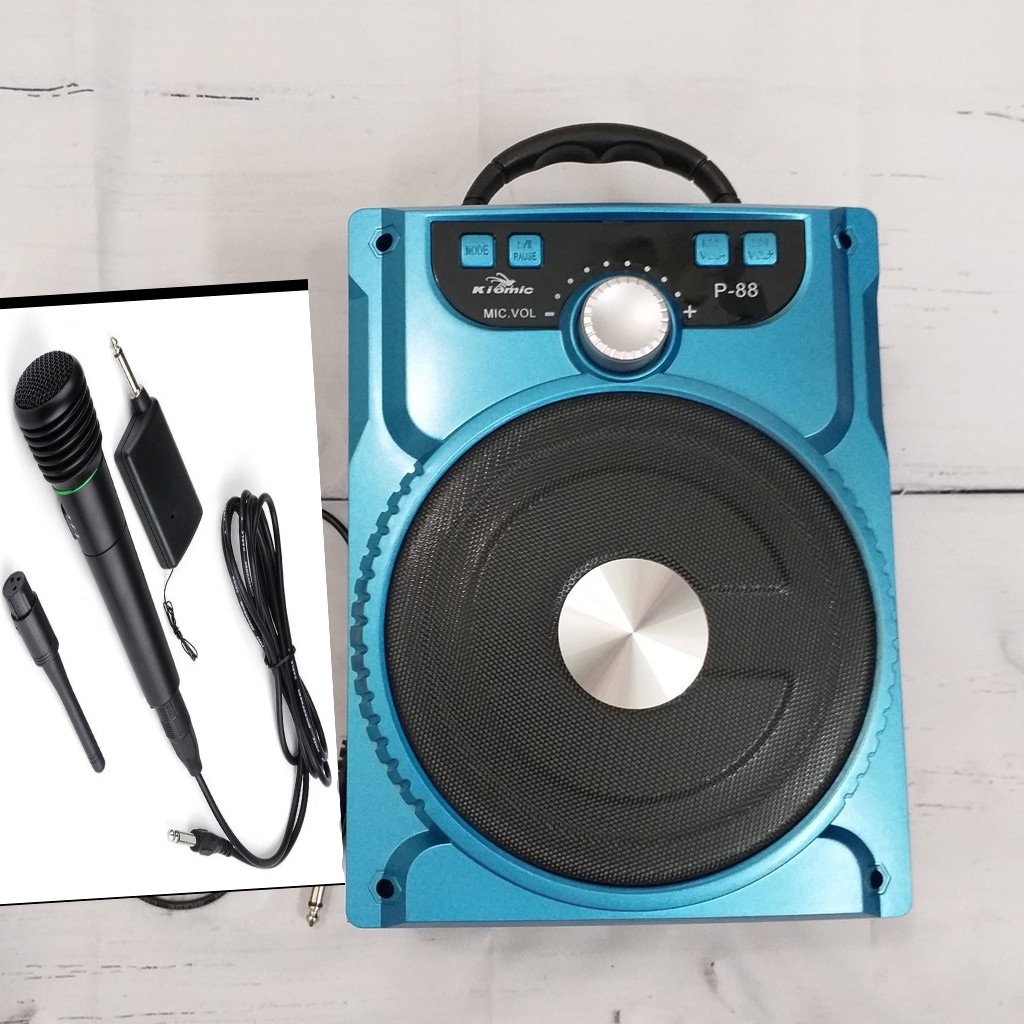 LOA BLUETOOTH P88 1 mic dây 20w