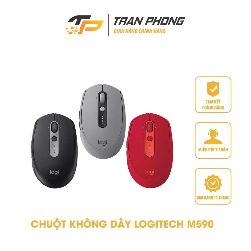 Chuột Không Dây Logitech M590 Slient Hàng Chính Hãng