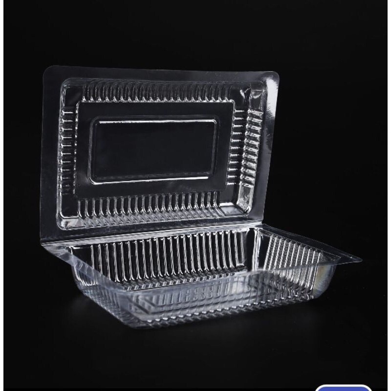 100 hộp nhựa đựng thực phẩm dùng 1 lần nhựa trong suốt mica kích thước nhỏ Loại h23