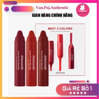 Son thỏi 3 cây mamonde creamy tint color balm mini