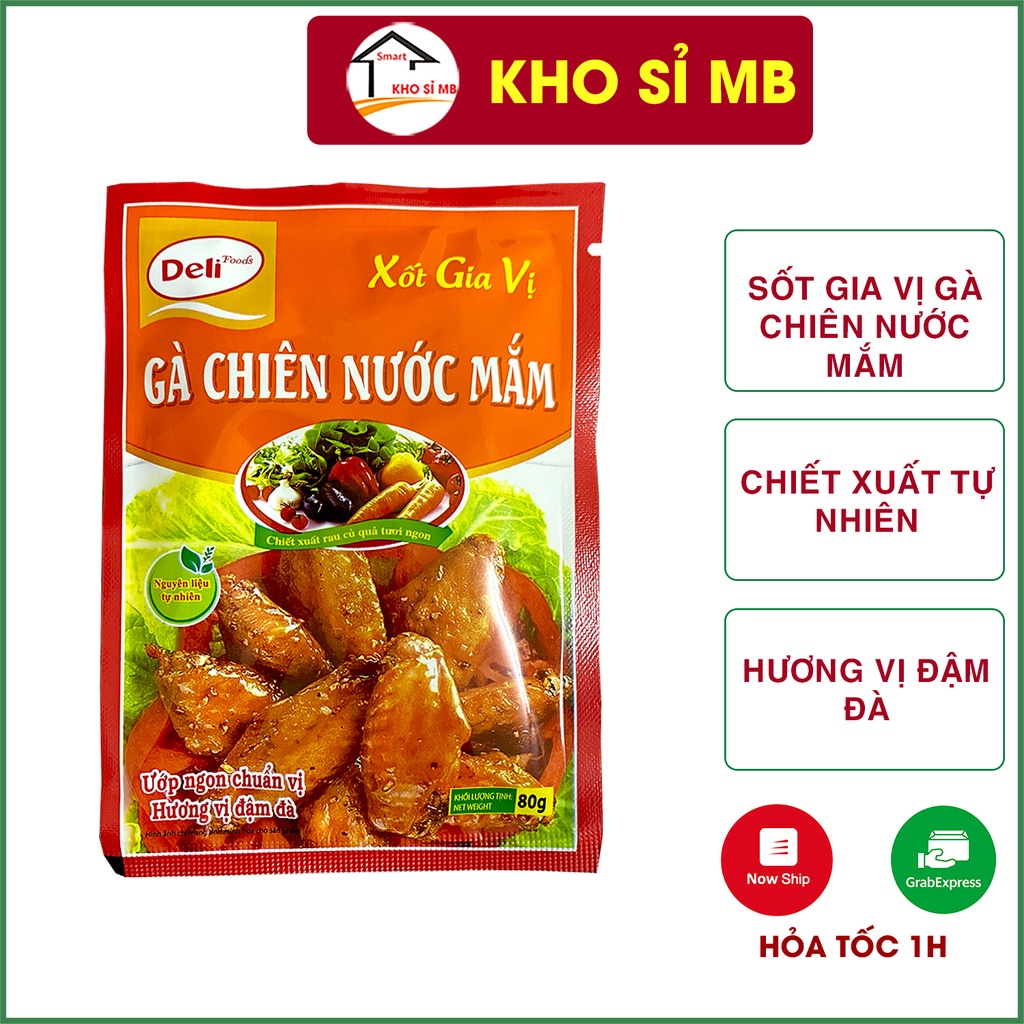 Sốt gia vị gà chiên nước mắm deli  kho sỉ mb