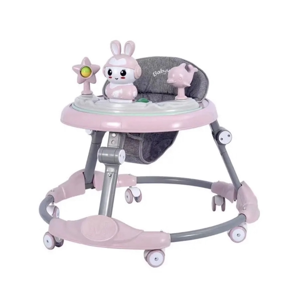 XE TRÒN TẬP ĐI BÁNH XE XOAY 360 ĐỘ TIỆN LỢI CÓ PHÁT NHẠC VUI NHỘN CHO BÉ YÊU