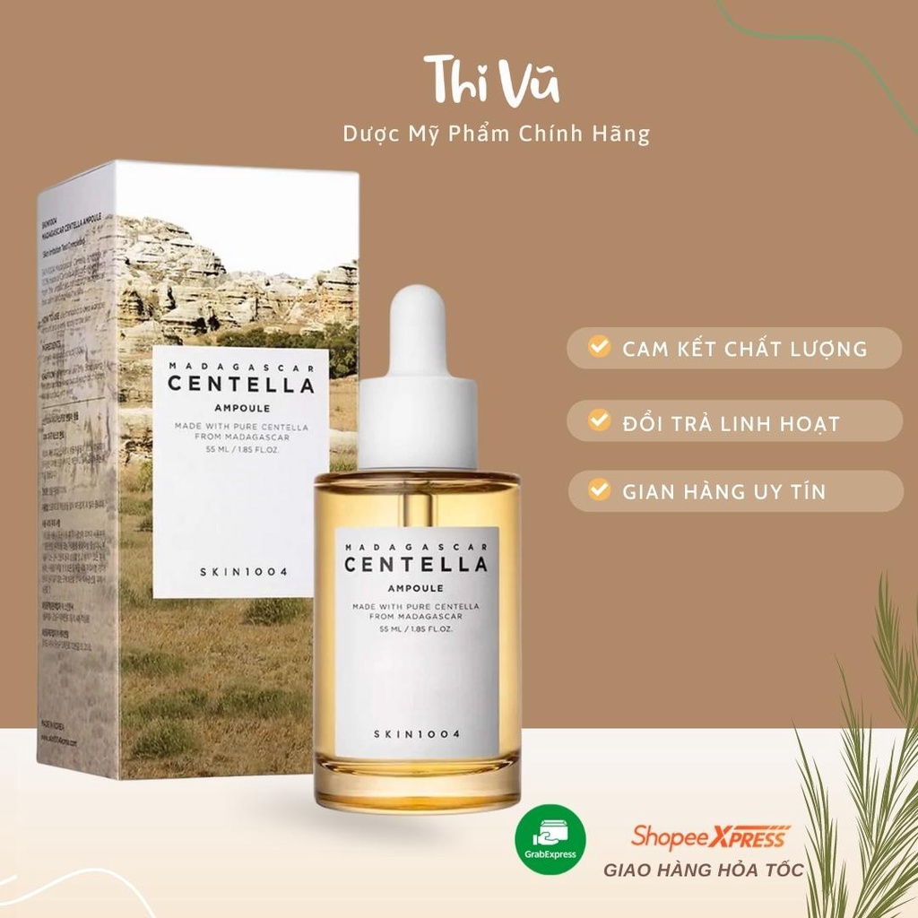 Tinh chất dưỡng da Rau Má, Serum Madagascar Skin1004 Centella Ampoule - Thi Vũ