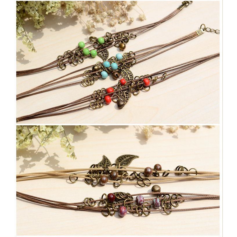 Lắc chân Handmade chiếc lá - TS-0026 | BigBuy360 - bigbuy360.vn