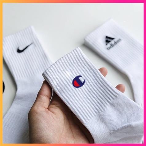 Tất vớ dệt kim Puma, Adidas, Nike, Mizuno, Jordan, Champion, Drew, NY, MLB. Cổ cao,nam nữ,thời trang, thể thao, đá bóng.