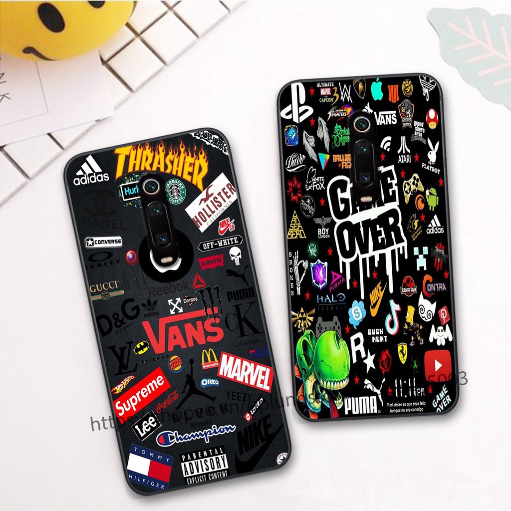 Ốp lưng Xiaomi Redmi K20 / K20 Pro / MI 9T in hình thương hiệu thời trang đa sắc cá tính.