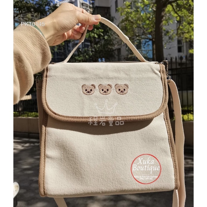 Túi Giữ Nhiệt Gấu Hàn Chuyên Ủ Bình Sữa Cho Bé