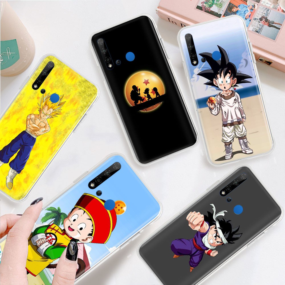 Ốp Điện Thoại Trong Suốt Họa Tiết Dragon Ball Cho Motorola Moto G4 G5 Plus G5S G6 Z3 Play Tb24