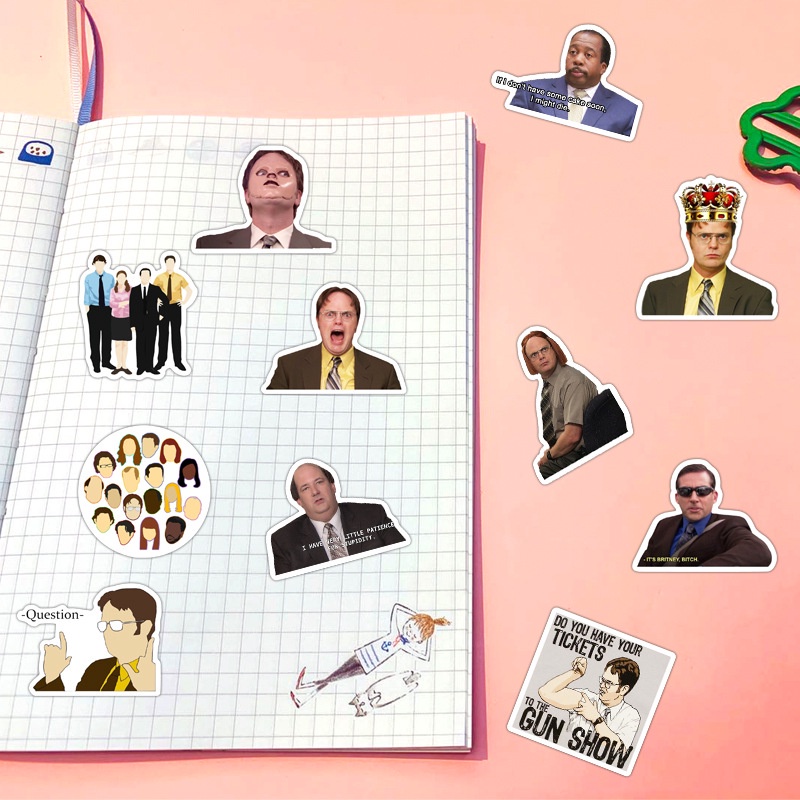 JOJO· Bộ Hình Dán Chống Thấm The Office, 50 tờ/bộ