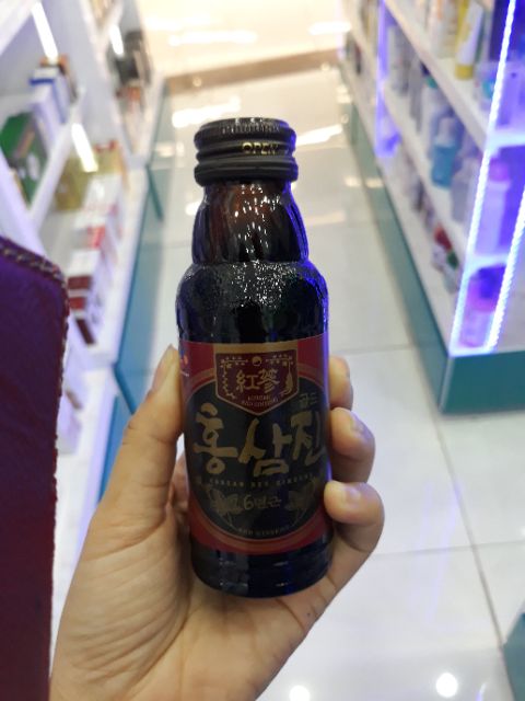 Nước Hồng Sâm Giải Khát Bồi Bổ Sức Khỏe Hongsamjin Gold Hàn Quốc (100ml/chai) | BigBuy360 - bigbuy360.vn