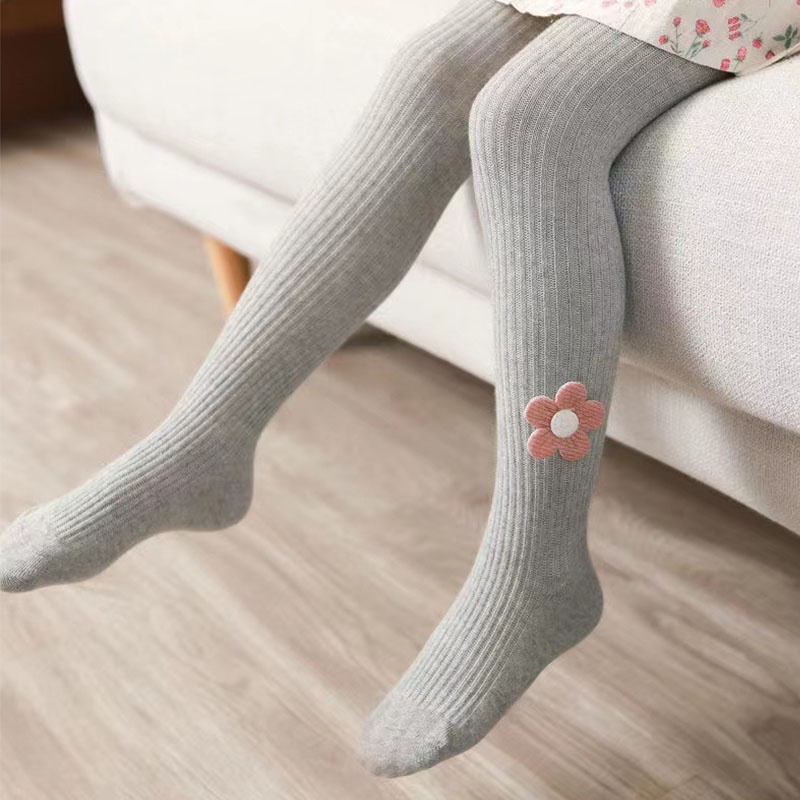 Quần Tất Cotton Màu Sắc Xinh Xắn Dành Cho Bé Gái 0-6 Tuổi