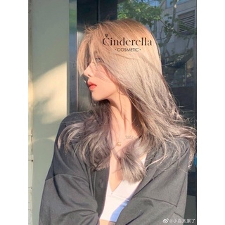 Thuốc nhuộm màu Ash Beige (Nâu sữa khói) tặng kèm trợ nhuộm và găng tay